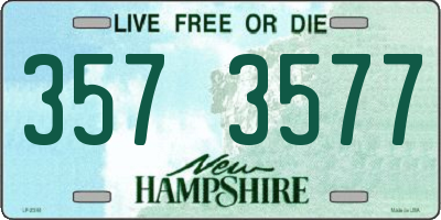 NH license plate 3573577