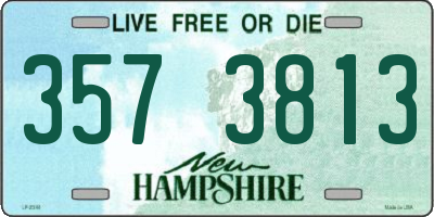 NH license plate 3573813