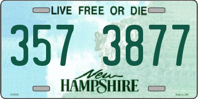 NH license plate 3573877