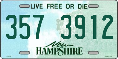 NH license plate 3573912