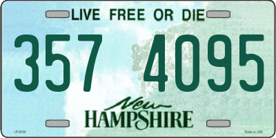 NH license plate 3574095