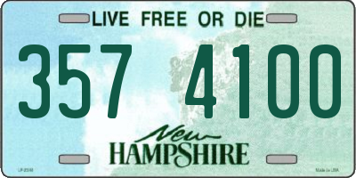 NH license plate 3574100