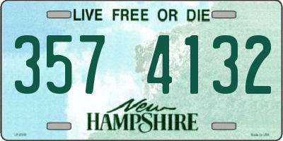 NH license plate 3574132