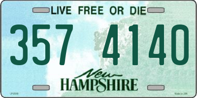 NH license plate 3574140