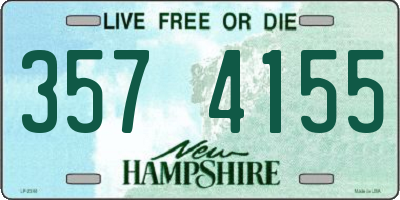 NH license plate 3574155