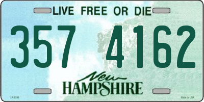 NH license plate 3574162