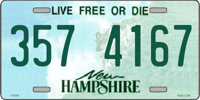 NH license plate 3574167