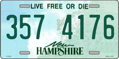 NH license plate 3574176