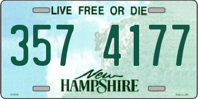 NH license plate 3574177