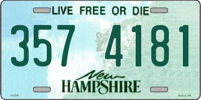 NH license plate 3574181