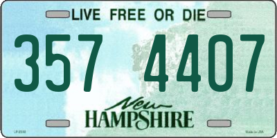 NH license plate 3574407