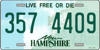 NH license plate 3574409