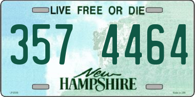 NH license plate 3574464