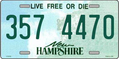 NH license plate 3574470