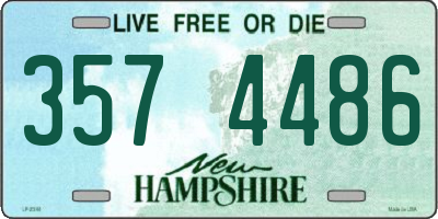 NH license plate 3574486