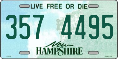 NH license plate 3574495