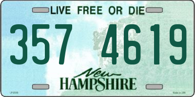 NH license plate 3574619