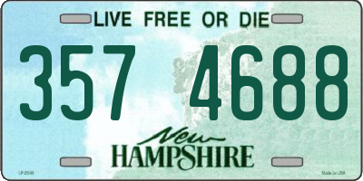NH license plate 3574688
