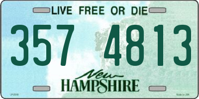 NH license plate 3574813