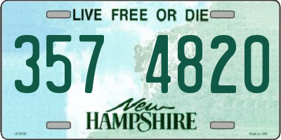 NH license plate 3574820