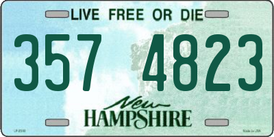 NH license plate 3574823