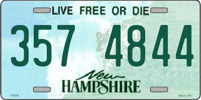 NH license plate 3574844