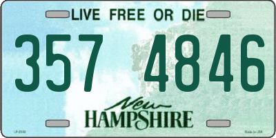 NH license plate 3574846