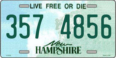 NH license plate 3574856