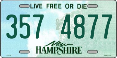NH license plate 3574877