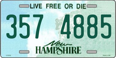NH license plate 3574885