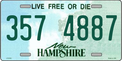 NH license plate 3574887