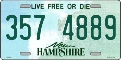 NH license plate 3574889