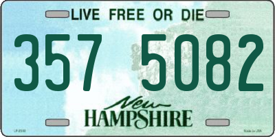 NH license plate 3575082