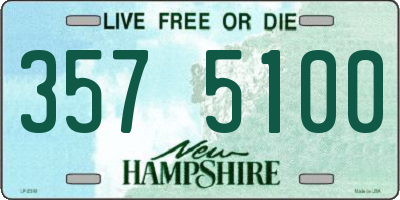 NH license plate 3575100