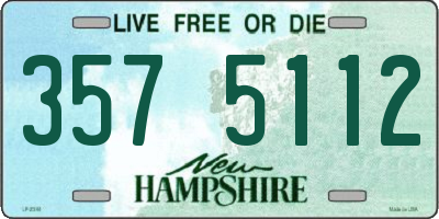 NH license plate 3575112