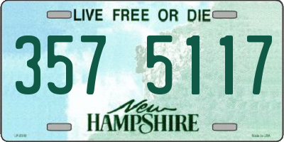 NH license plate 3575117