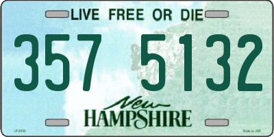 NH license plate 3575132