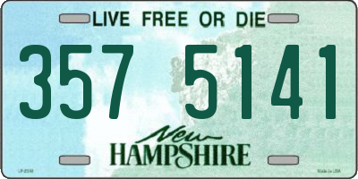 NH license plate 3575141