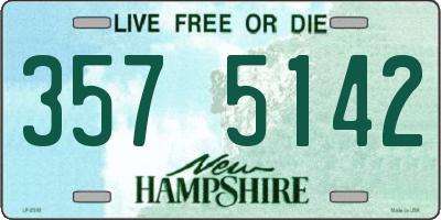 NH license plate 3575142