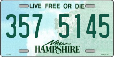 NH license plate 3575145