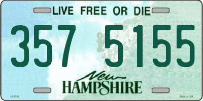 NH license plate 3575155