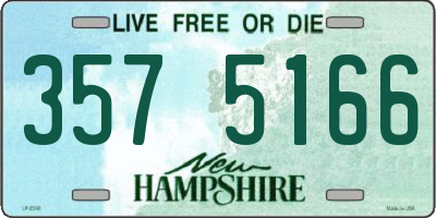 NH license plate 3575166