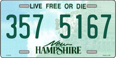NH license plate 3575167