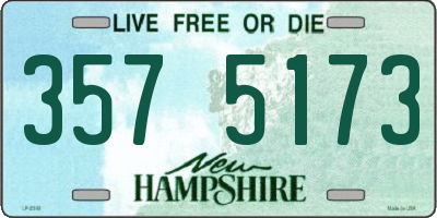 NH license plate 3575173