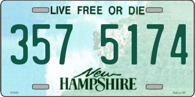 NH license plate 3575174