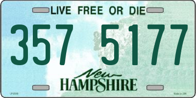 NH license plate 3575177