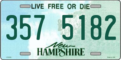 NH license plate 3575182