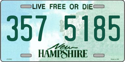 NH license plate 3575185