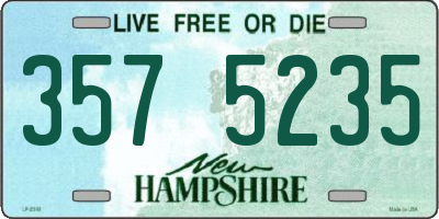 NH license plate 3575235