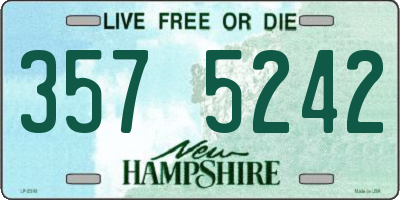 NH license plate 3575242